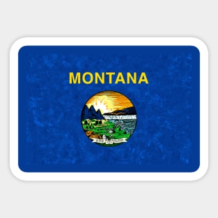 State flag of Montana Sticker